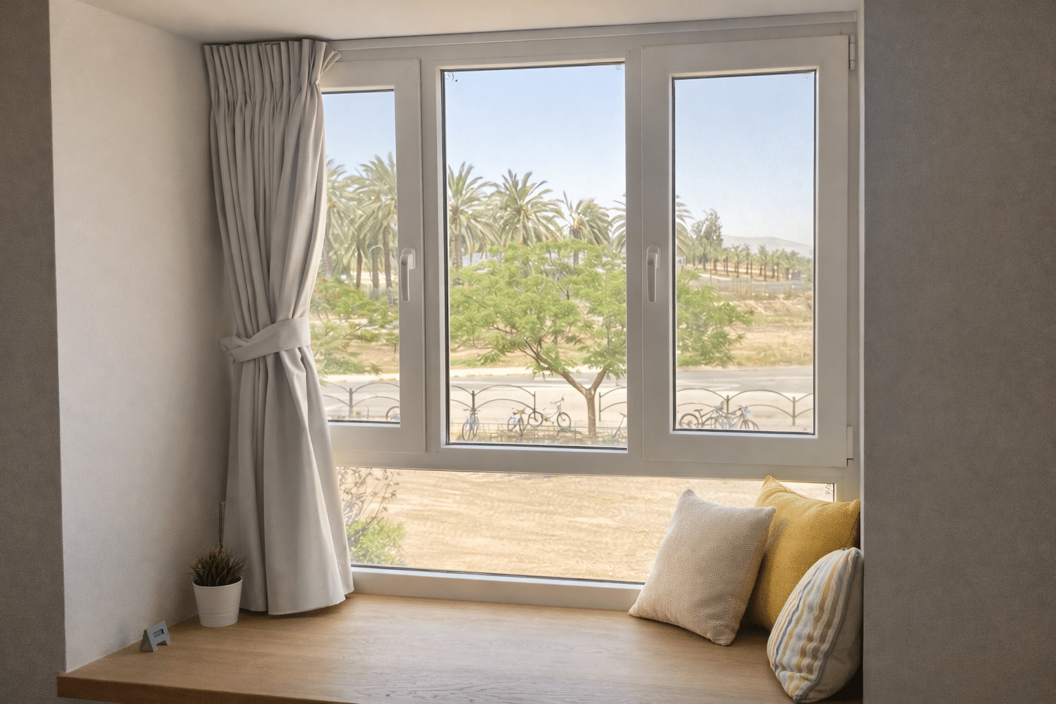 חלון מפרץ PVC