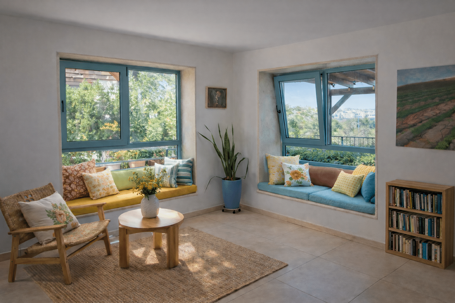 פינת ישיבה חלון מפרץ